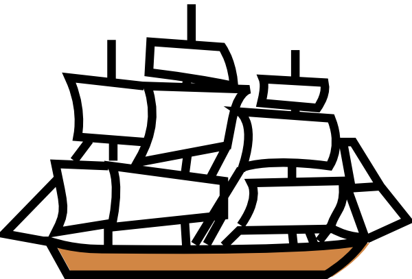 Sailing Ship Clip Art At Clker Com   Vector Clip Art Online Royalty