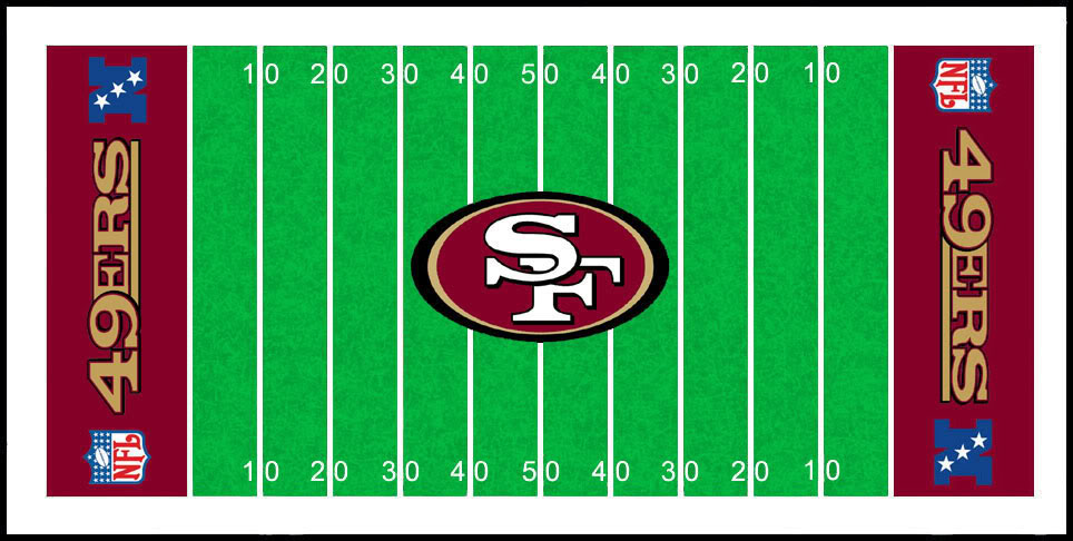San Francisco 49ers Field Clipart   Free Clipart