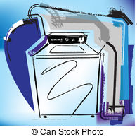 Dryer Or Washing Machine Royalty Free Clipart   Free Clip Art Images