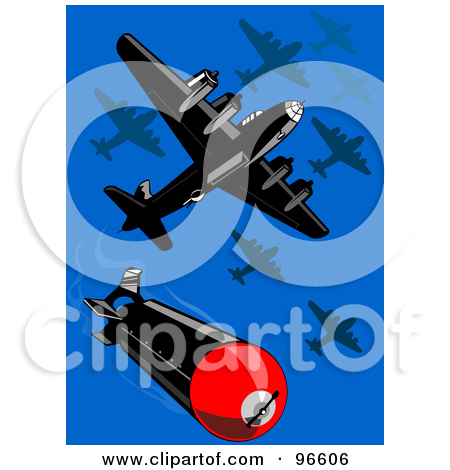 Royalty Free  Rf  Clipart Illustration Of A 3d Ww2 Bomb   2 By