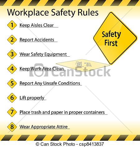 Workplace Safety    Csp8413837   Search Clipart Illustration