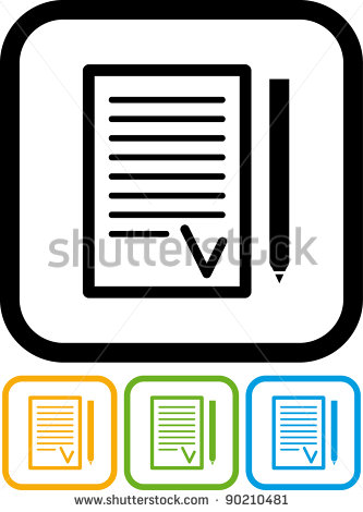 Agreement Icon Signed Agreement Vector Icon