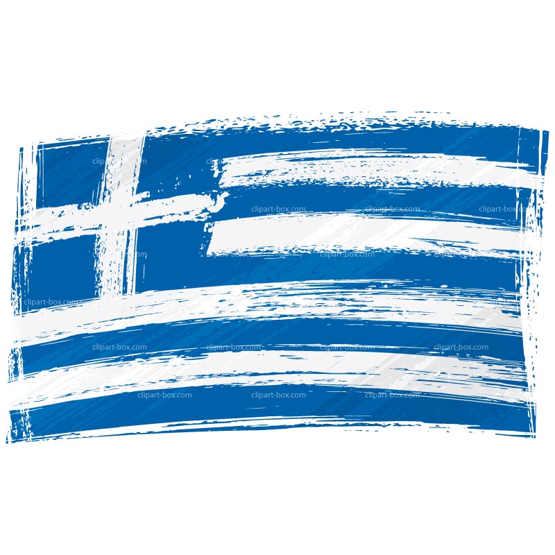 Clipart Greece Flag   Sketch   Royalty Free Vector Design