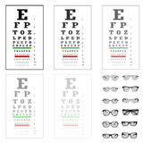 Eye Test Chart Stock Vectors Illustrations   Clipart
