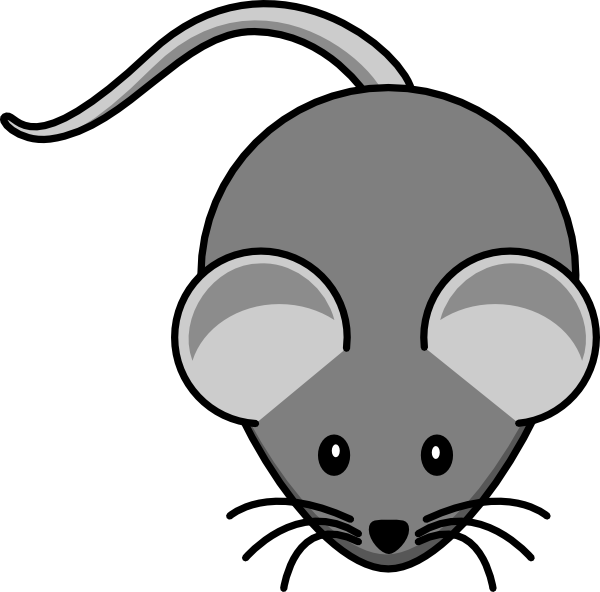 Simple Mouse Dark Grey Clip Art At Clker Com   Vector Clip Art Online