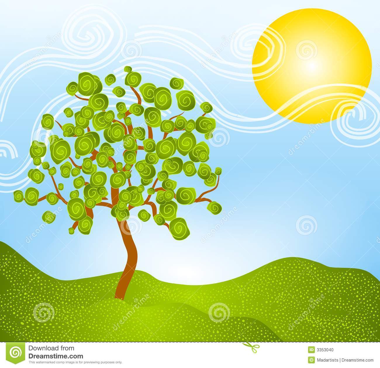 Displaying 15  Images For   Landscaping Clipart Tree