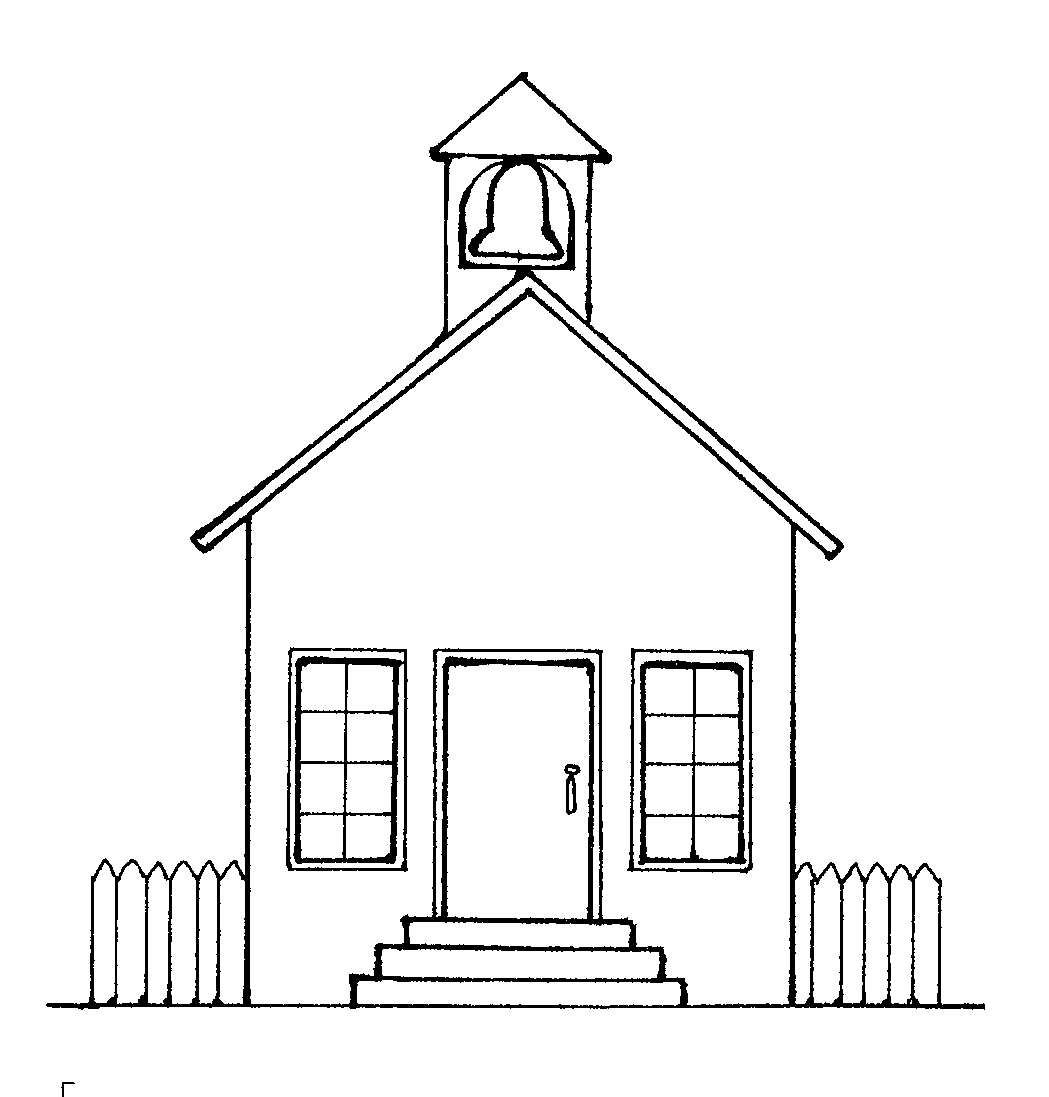 School Building Clipart Black And White Free Black And White School