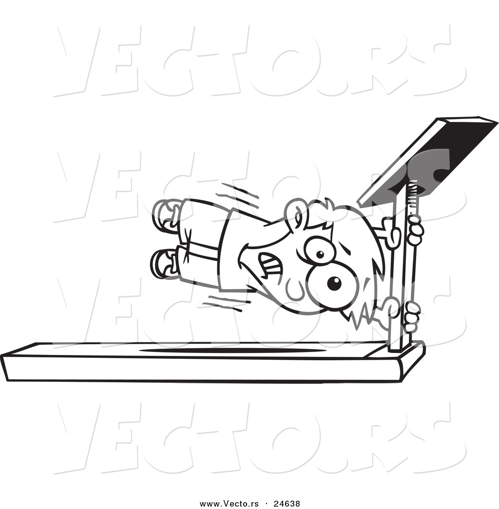 Royalty Free Treadmill Stock Clipart Illustrations