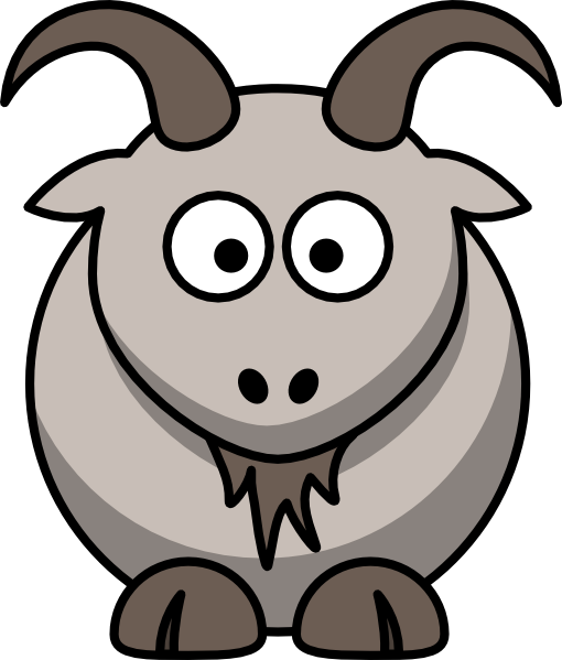Cartoon Goat Clip Art At Clker Com   Vector Clip Art Online Royalty