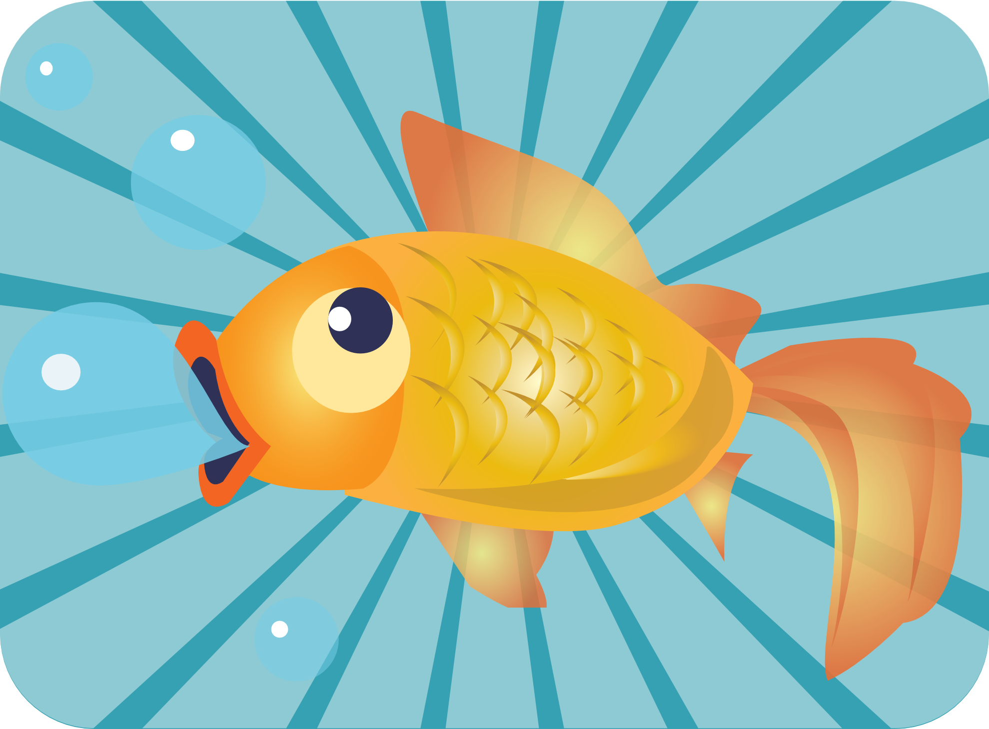 Cartoon Goldfish Clip Art Gold Fish Clipart Picture