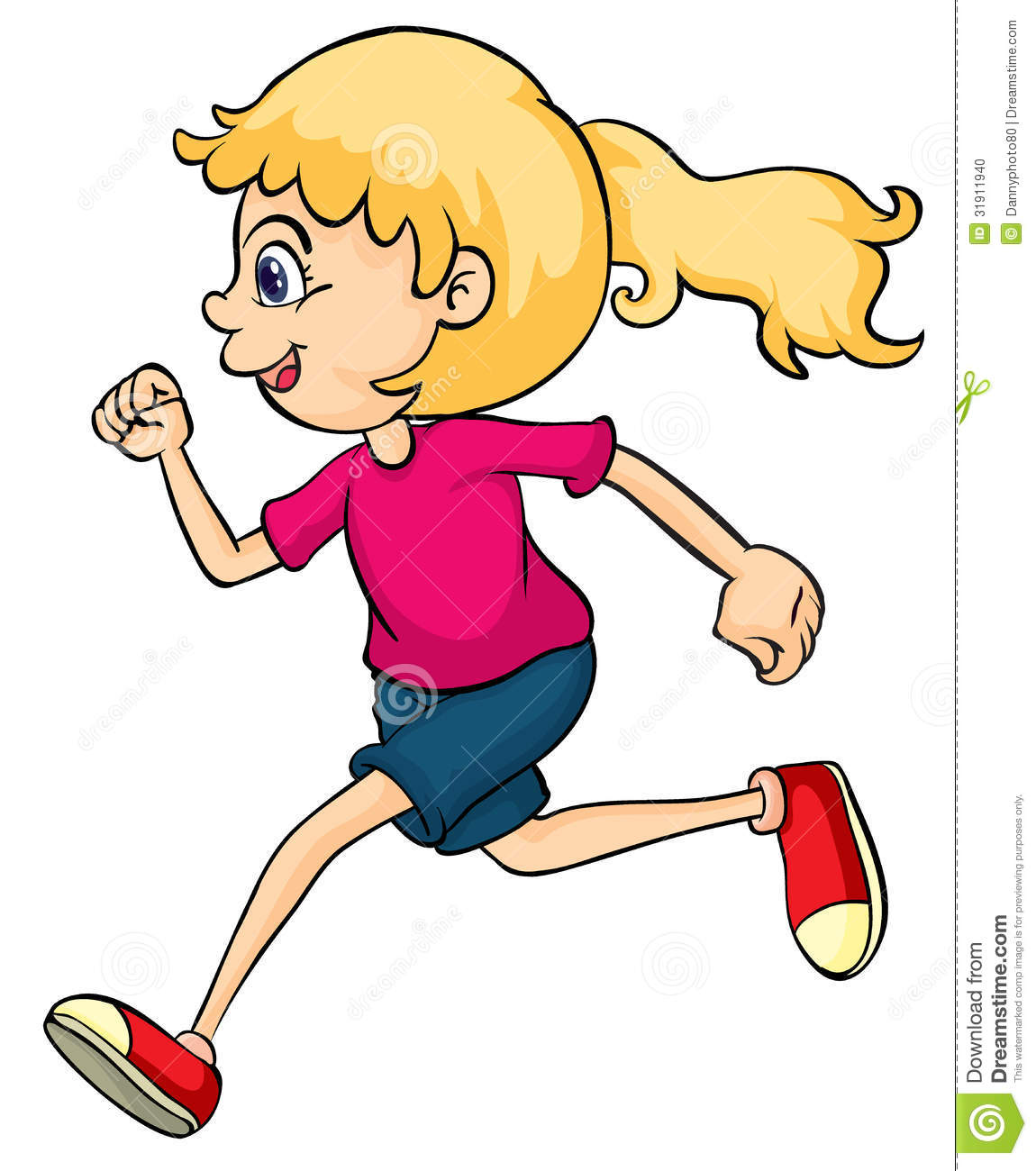 Girl Running Clipart   Clipart Panda   Free Clipart Images
