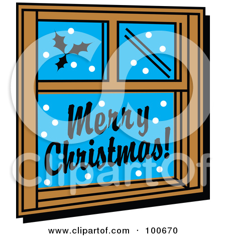 Royalty Free  Rf  Clipart Illustration Of A Black And White Window