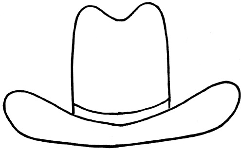 13 Cowboy Hat Outline Free Cliparts That You Can Download To You