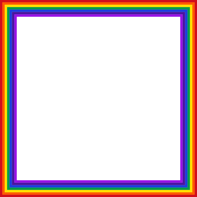 Clipart   Rainbow Square
