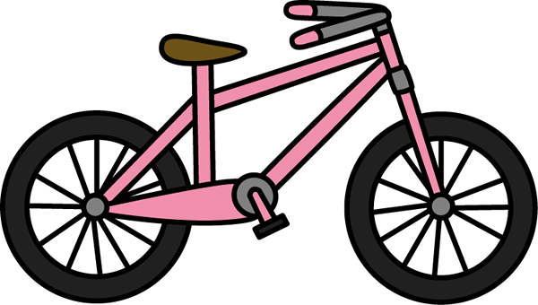 Pink Bicycle Clip Art