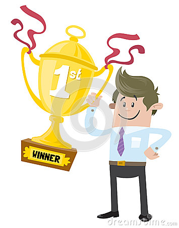 Win A Prize Clipart First Prize Girl Royalty Free Stock Photography