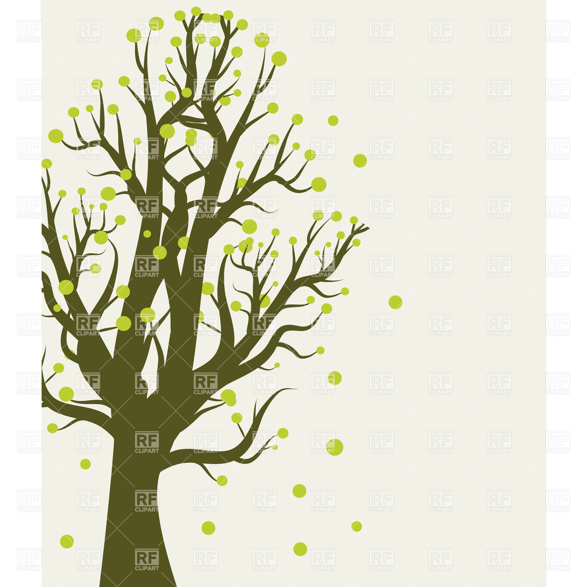 Leafless Spring Tree Download Royalty Free Vector Clipart  Eps