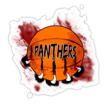 Panther Basketball Logo Bloody Panther Basketball Logo