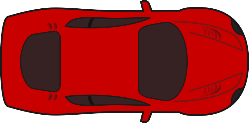 Red Racing Car Top View By Qubodup   I Was Thinking Of Trophy   Http