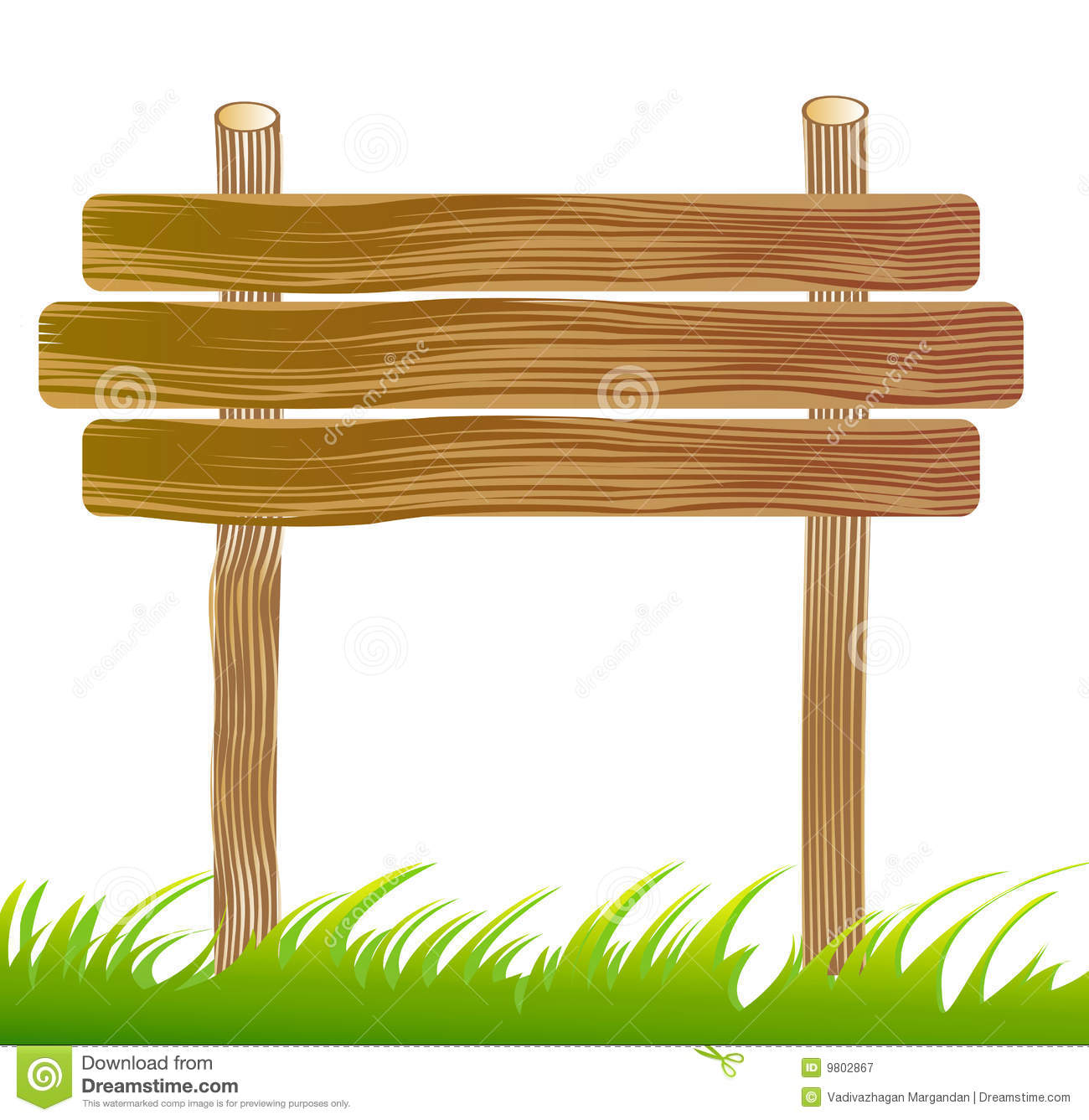 Wood Board Clipart Wooden Sign Board