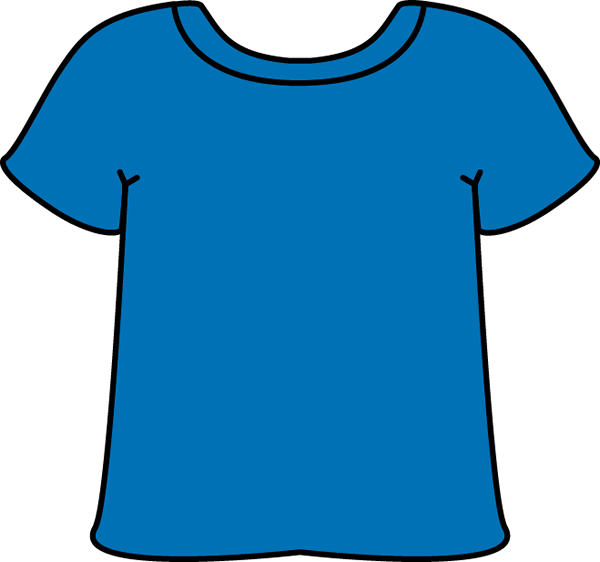 Blue Tshirt Clip Art   Blank Blue Tshirt That Can Be Edited To Include