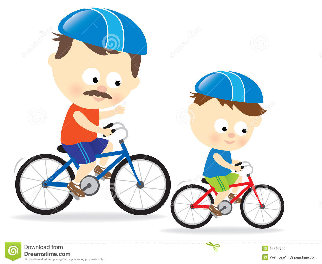 Father And Son Riding Bicycle   Clipart Panda   Free Clipart Images