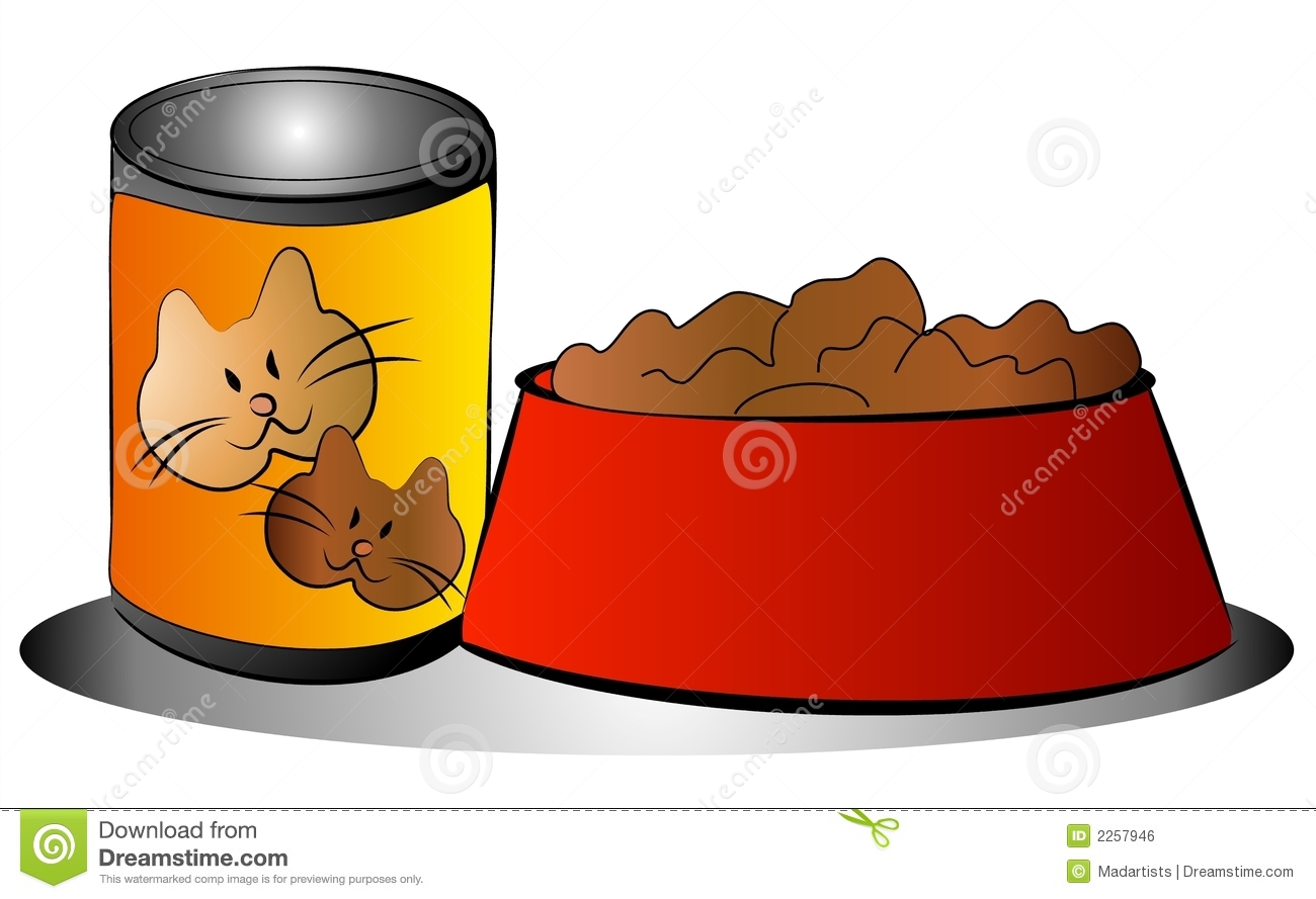 Free Clip Art Of Food Pet Cat Food Can Bowl Clip Art Royalty Free