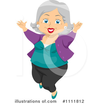 Senior Woman Clipart  1111812 By Bnp Design Studio   Royalty Free  Rf