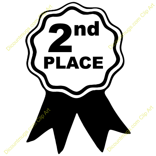 Clipart 12414 Second Place   Second Place Mugs T Shirts Picture