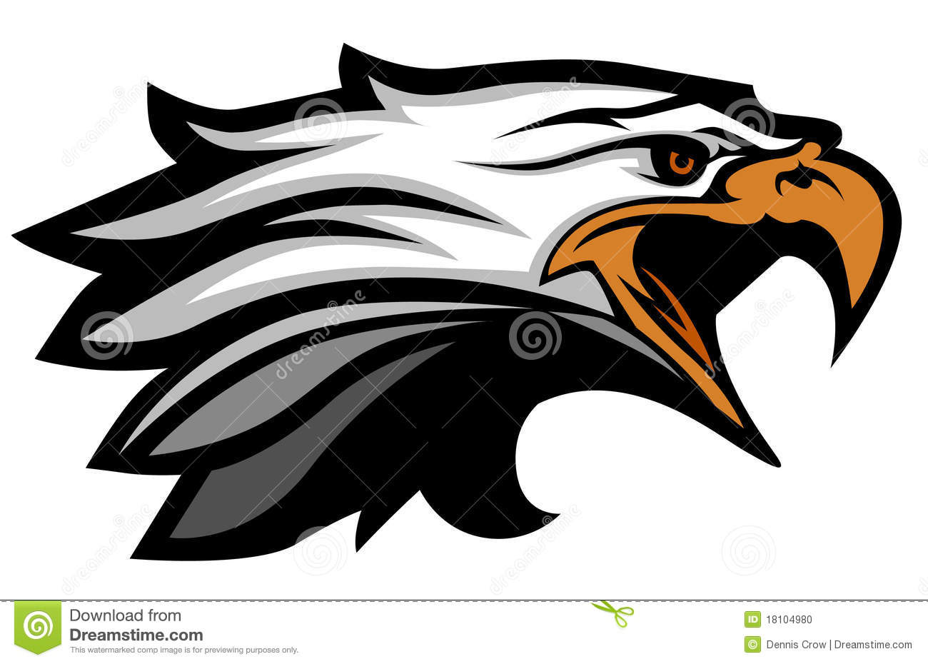 Eagle Head Mascot Clipart Vector Eagle Head Mascot Logo 18104980 Jpg