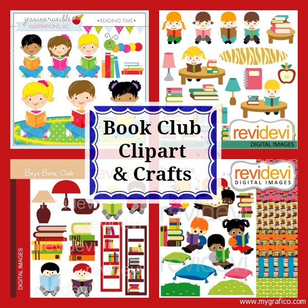 Book Club Clipart   Crafts