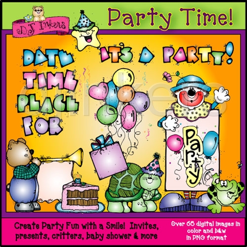 Clipart For Parties Of All Kinds By Dj Inkers