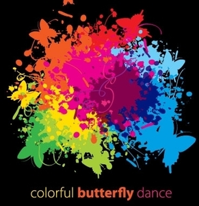 Colorful Butterfly Dance Clip Arts Free Clipart   Clipartlogo Com