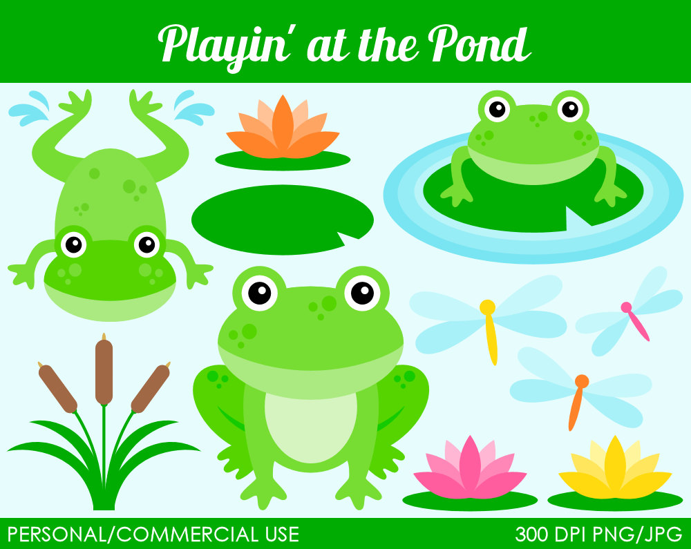 Fish Pond Clipart Playin 39 At The Pond Clipart