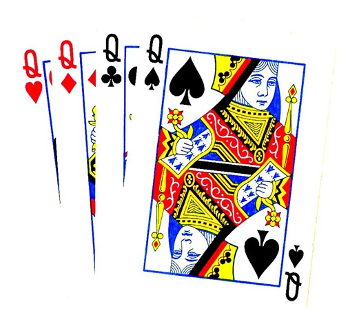 Four Queens Boost Poker Clipart