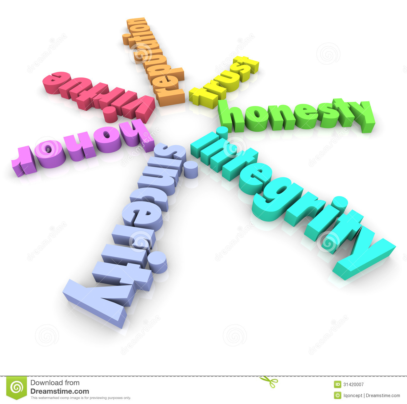 Integrity And Related Words Such As Honor Virtue Sincerity Honesty