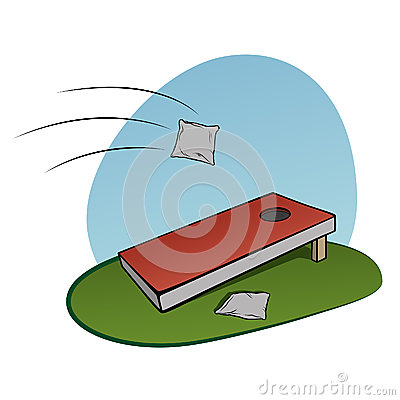 Corn Hole Game Stock Vector   Image  49803122