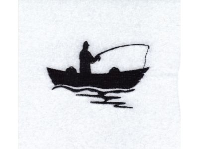Machine Embroidery Designs   Fisherman Silhouettes Set