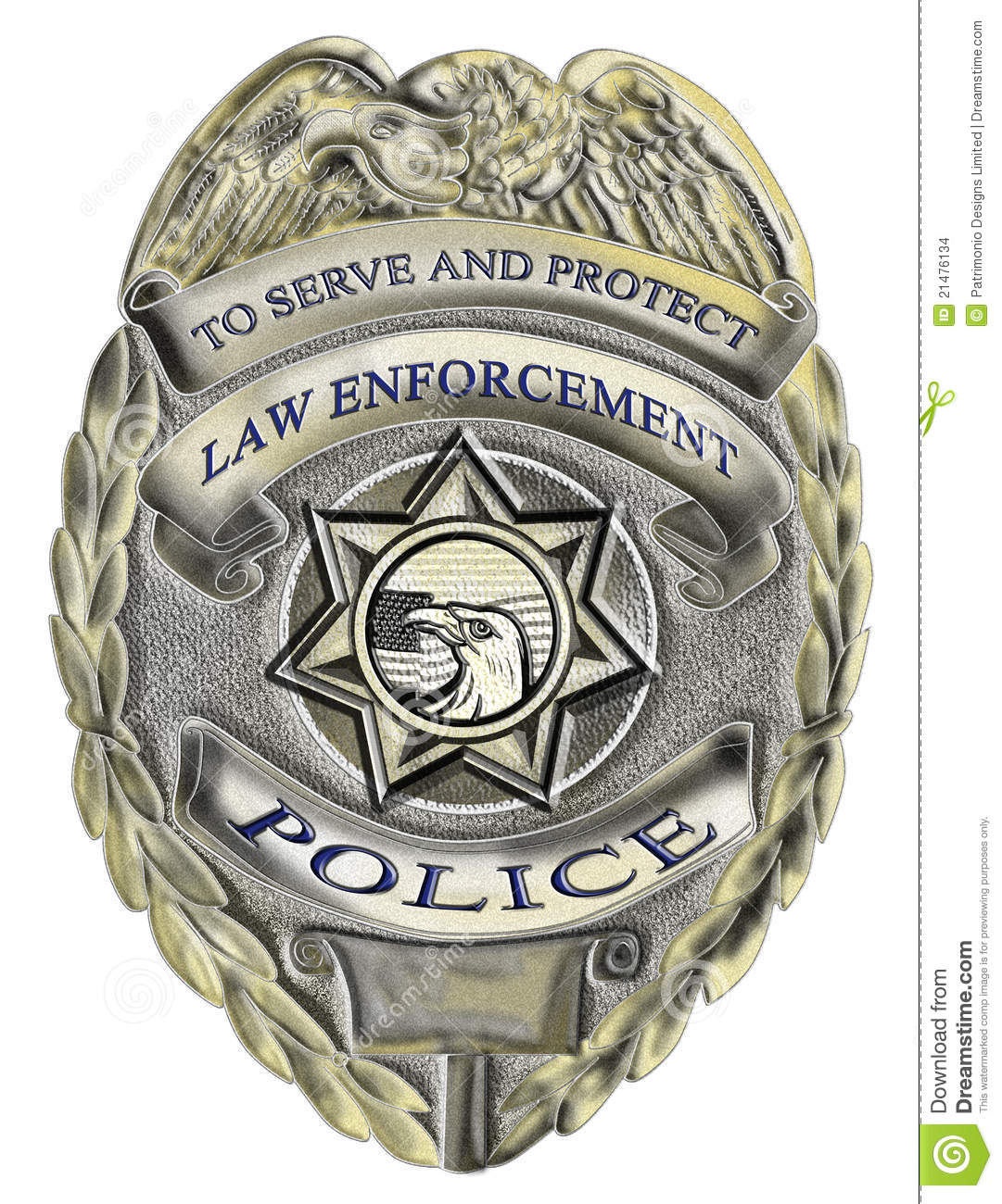 Sheriff Law Enforcement Police Badge Stock Images   Image  21476134