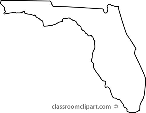 Florida State Outline Us Outline Maps   Florida State Outline