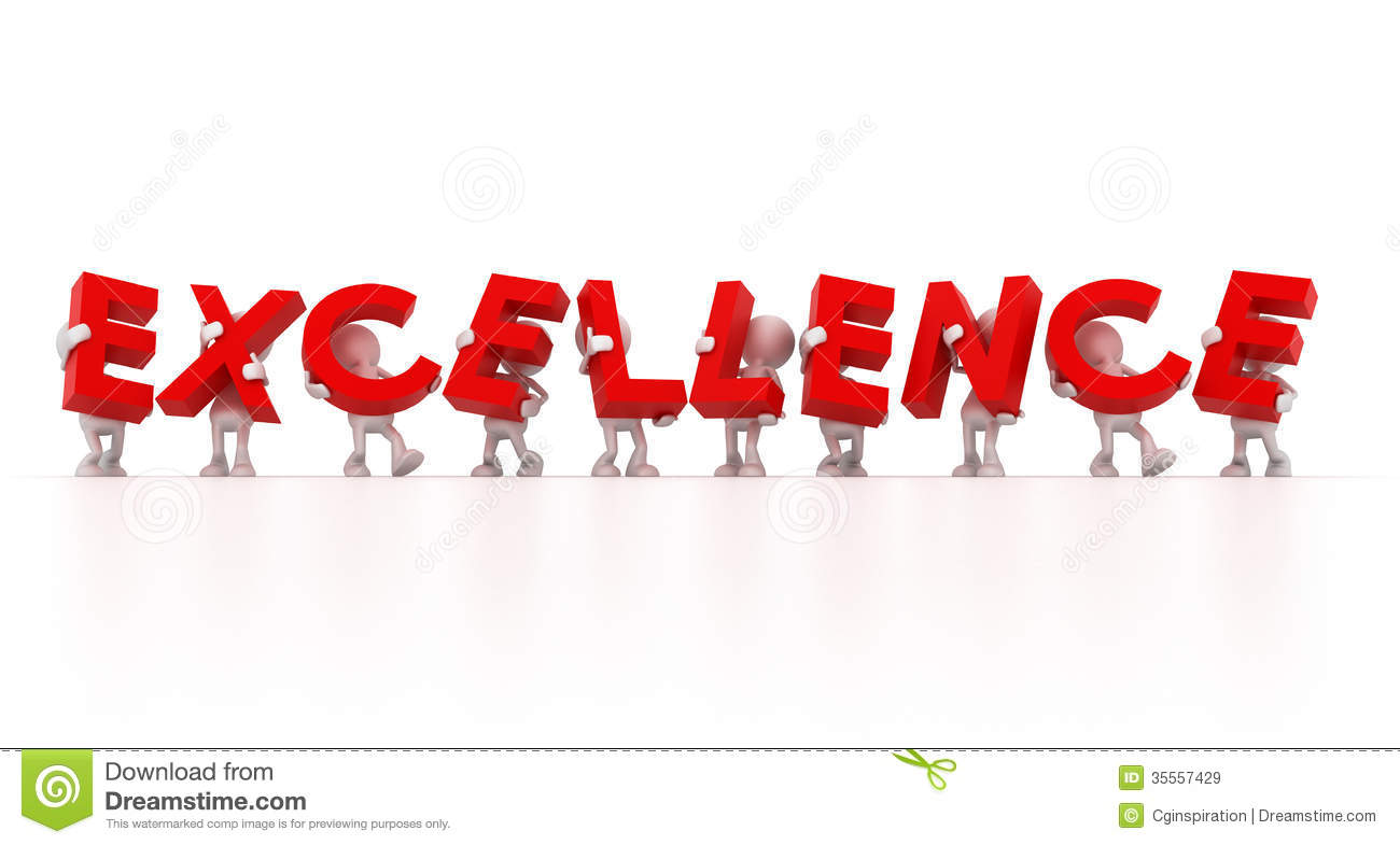 Striving For Excellence Clipart