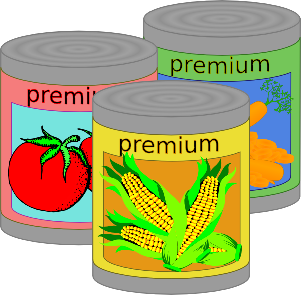 Canned Goods Clip Art At Clker Com   Vector Clip Art Online Royalty