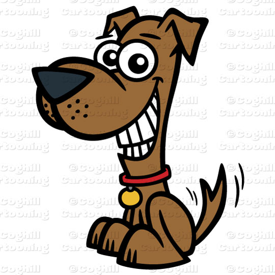 Cartoon Puppy Dog Clipart Graphic   Royalty Free Vector Clip Art Stock