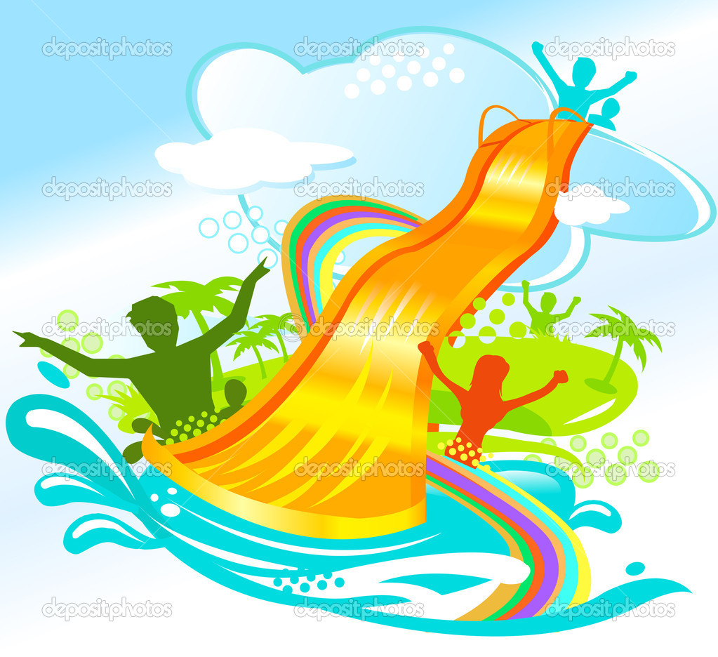 Inflatable Water Slide Clipart   Cliparthut   Free Clipart