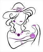 Jewelry Clip Art 12884393 Drawing Of A Woman With Jewelry And Perfume