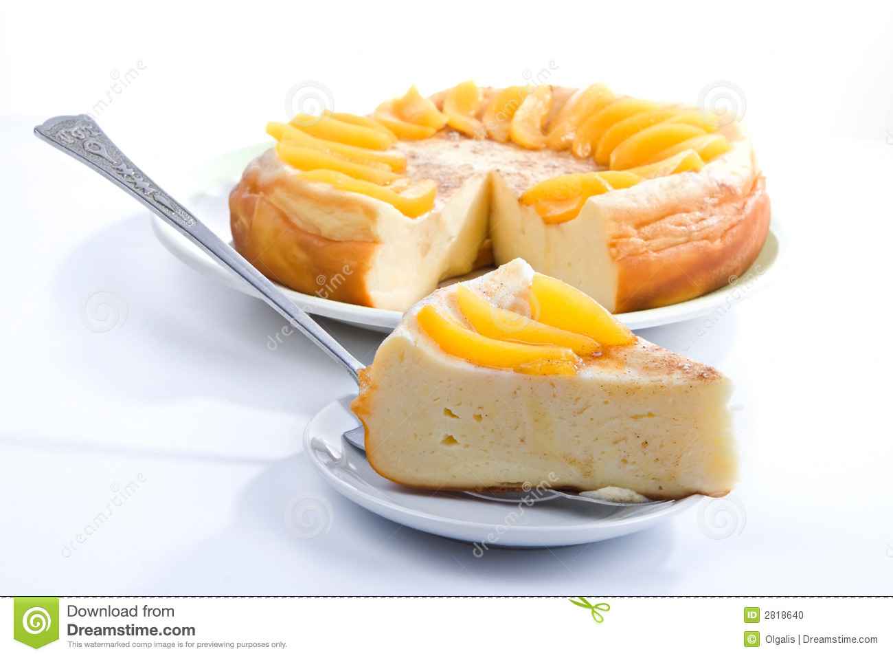 Peach Pie Clipart Vanilla Pudding Pie