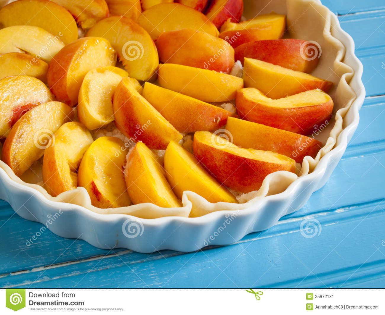 Peach Pie Stock Image   Image  25972131