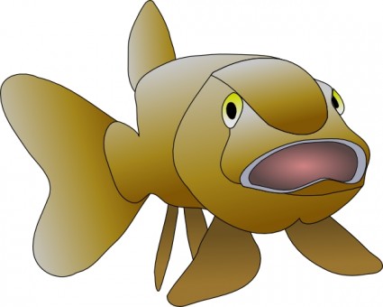 Brown Fish Clip Art Free Vector In Open Office Drawing Svg    Svg