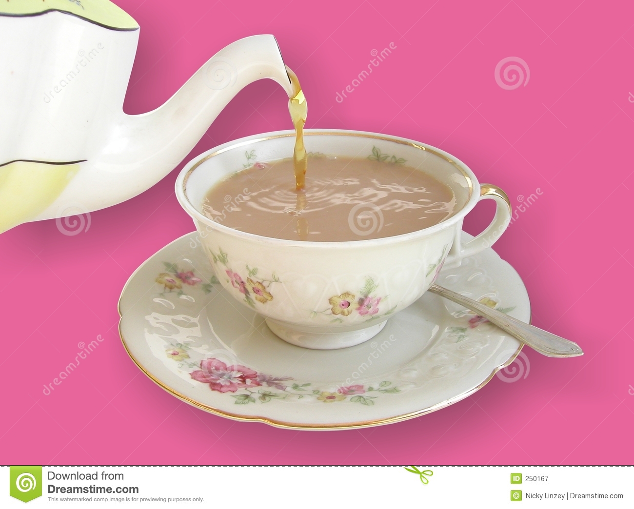 Chinese Tea Clipart Pouring Tea Royalty Free Stock