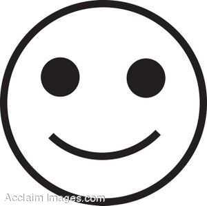 Happy Face Symbol Clip Art